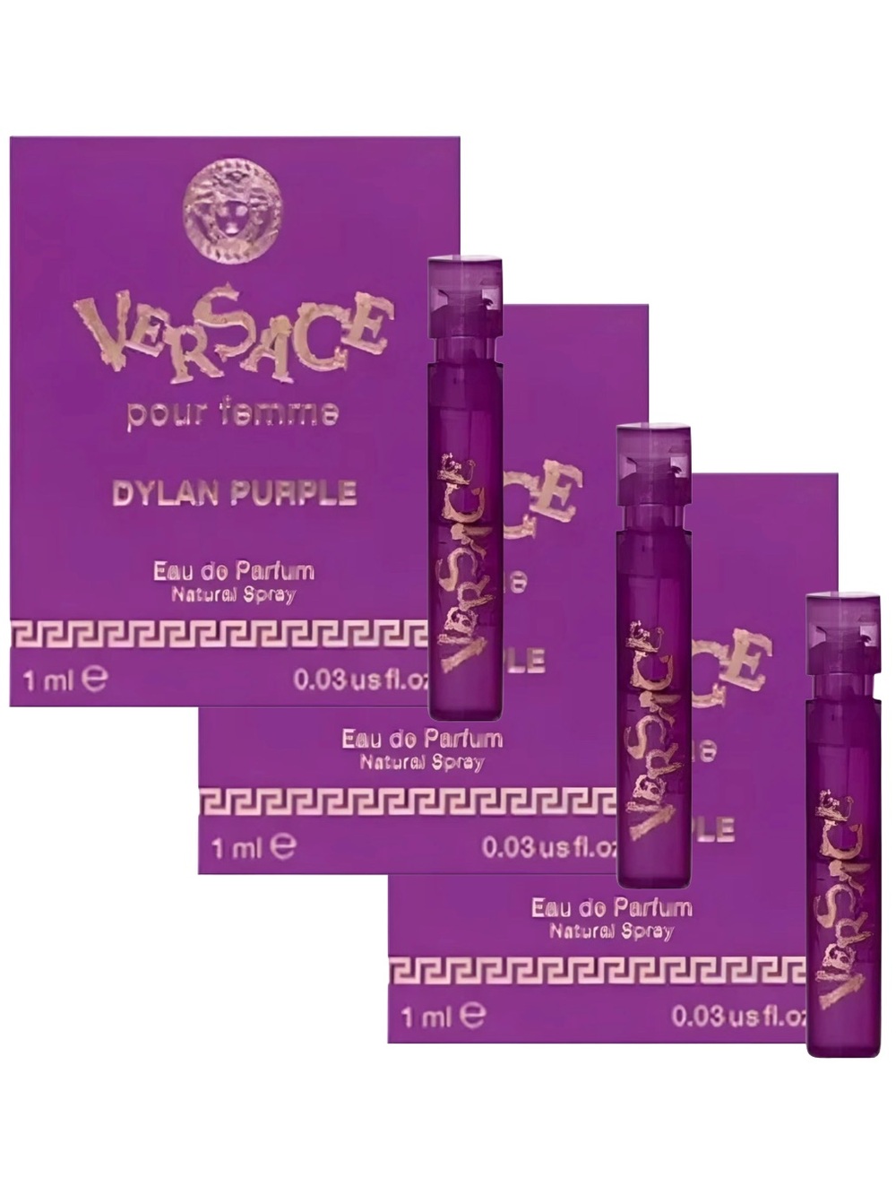 $8❤️‍🔥 Versace Dylan Purple EDP 3PK NEW